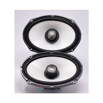 Diamond Audio HXM69F4 6"" X 9"" 4 300W/150W RMS 2-Way Flush Mount Speaker (Renewed), Black/White