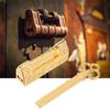 Padlock,Mini Chinese Style Traditional Magpie Flowers Padlock Key for Vintage Furniture (Magpie Gold) view 4