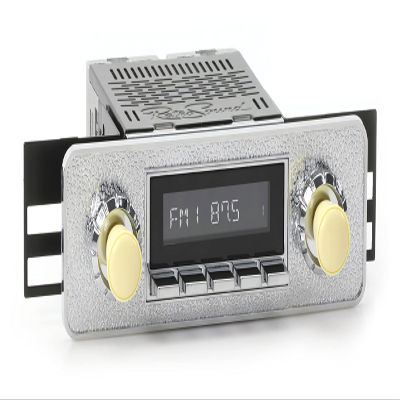 RetroRadio Compatible with 1962-79 MG Midget Features Include Bluetooth, AUX, AM/FM LAC-M1-302-68-78PMG1