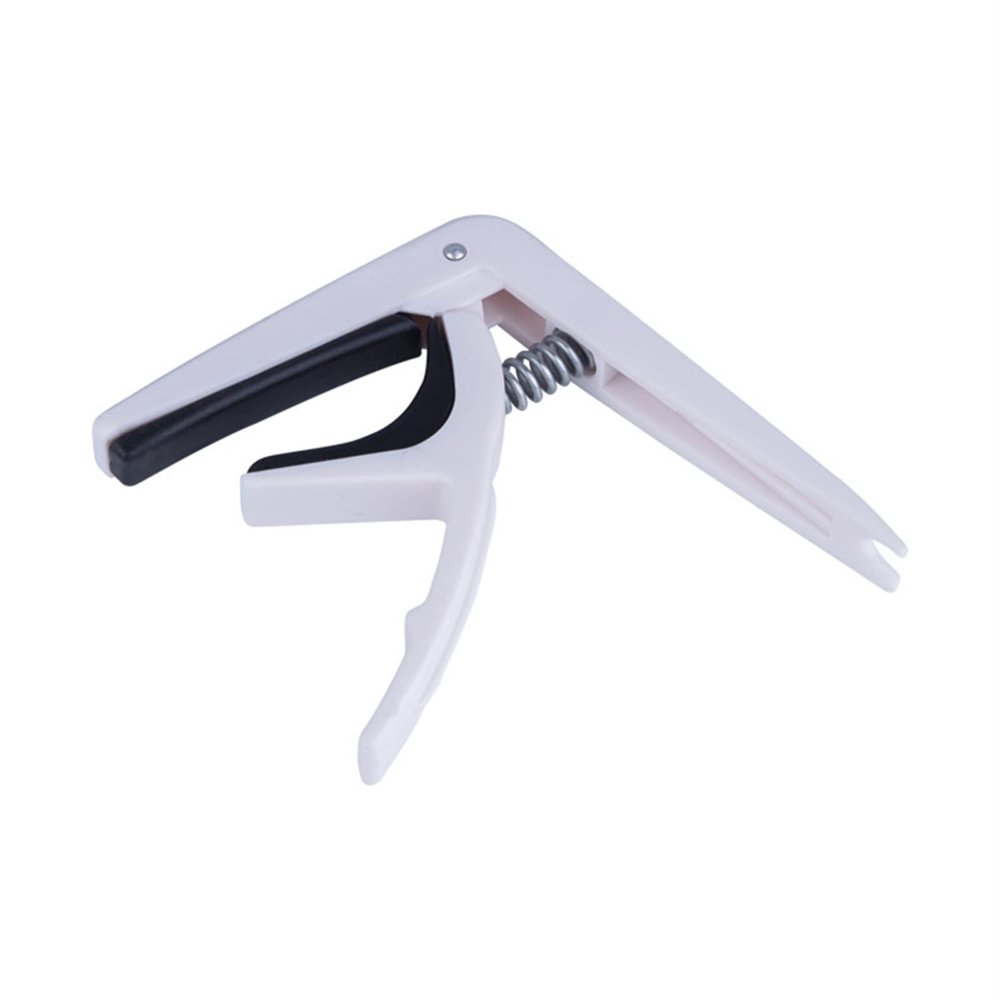 TEMKIN Guitar Clip Capo Clamp Guitars,Universal Capo Guitar Accessories Quick Change Clamp Key Metal Acoustic Classic Guitar Capo For Adjusting Guitar Parts Guitar (Color : White)