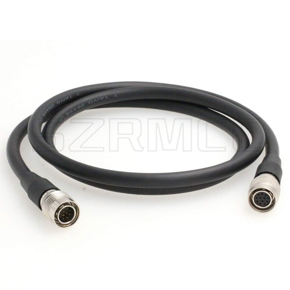 SZRMCC Hirose 12 Pin Male to Female High Flex CCXC Extension Cable for Sony CCD DXC 950 Intercon VCP Hitachi C101 Cameras Industrial Machine Vision (30m/98ft)