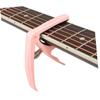 TEMKIN 4pcs Clip-on Picks Clamp Accessory Classical on Tuner Replacement Pink Acoustic Fast Electric Change Capo Mandolin Metal and Bass Electirc Guitar Guitars Ereplacement - for Clip Guitar view 2