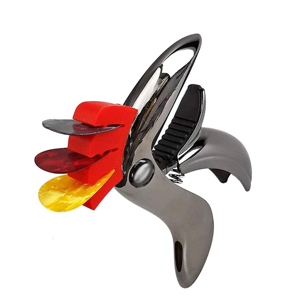 TEMKIN Metal Capo Clips Guitar Capo for Electric Guitar Acoustic Ukulele Capo Guitar Clip Clamp Pattern Music Instrument Guitar