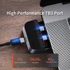 USB C HUB to -Compatible USB 3.0 USB HUB USB Splitter Combined RJ45 Holder 9 in 1 Type C HUB view 3
