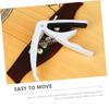 TEMKIN 5pcs Replacement Capo Ereplacement Banjo on - Electirc Tuner Mandolin Accessory Universal Acoustic Guitar Change Style Clip-on for Clamp Bass Fast Classical Ukulele Clip and Picks Guitar view 3