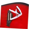 TEMKIN 5pcs Replacement Capo Ereplacement Banjo on - Electirc Tuner Mandolin Accessory Universal Acoustic Guitar Change Style Clip-on for Clamp Bass Fast Classical Ukulele Clip and Picks Guitar view 4