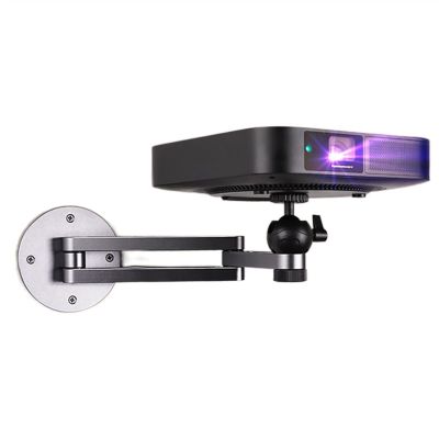 CHICKEN Projector Stand Universal Projector Stand Sturdy Aluminum Alloy Wall Mount Bracket for Universal 1/4 inch Screw Hole Items 10Kg Loading Capacity Projector Wall Mount