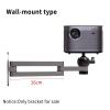 CHICKEN Projector Stand Universal Projector Stand Sturdy Aluminum Alloy Wall Mount Bracket for Universal 1/4 inch Screw Hole Items 10Kg Loading Capacity Projector Wall Mount view 2