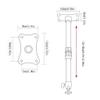 CHICKEN Projector Stand Wall-Mounted Projector Rack Ceiling Mount Projector Bracket Small Bracket Can Be Rotated 360 Can Support 11 Pounds Projector Wall Mount view 2