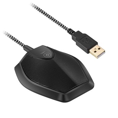 Omni-Directional USB Condenser Microphone Mic for Meeting Business Conference Computer Laptop Voice Studio Speech Microphone