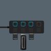 Multi-Splitter Expander Multiple hub use Power Supply hub with Switch Computer (D 1) view 3