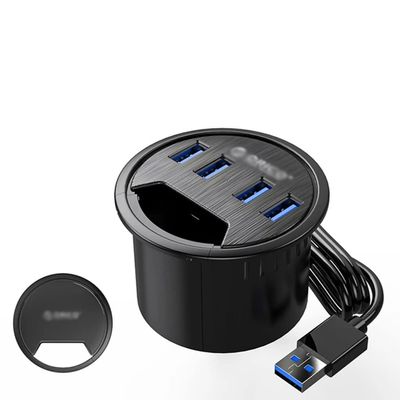 Desk Desktop Grommet with Port Type Reader Mount Adapter Splitter for Laptop Accessories Hub (D 1)