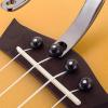 TEMKIN Guitar Clip Capo Clamp Guitars,1 Pcs Metal Capo Quick Change Accessories Adjusting for Acoustic Electric Guitar Capo Guitar (Color : Silver) view 3
