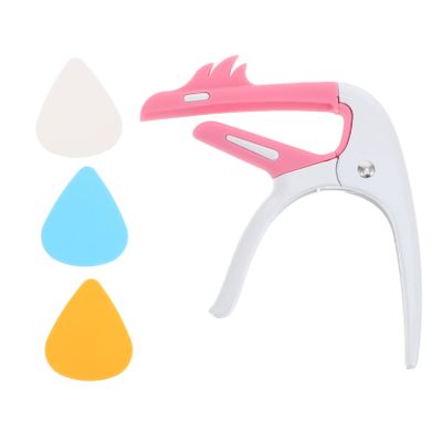 TEMKIN 1 Set Guitar Capo Violin Accessories Bass Pick Instrument Tuner Guitar Capo Tuner Clip Quick- Change Capo Guitars Acoustic Guitar Accessories Guitar Capo Clip Guitar Capo Picks Guitar
