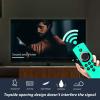 2 Pack Silicone Remote Cover, TV Remote Case, Remote Control Cover(Rose Red & Sky Blue) view 2