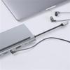 External Hard Drives 12-in-1 Type-C HUB 4K Docking Station Dual HDMI RJ45 Gigabit LAN PD Laptop Docking Stations view 4