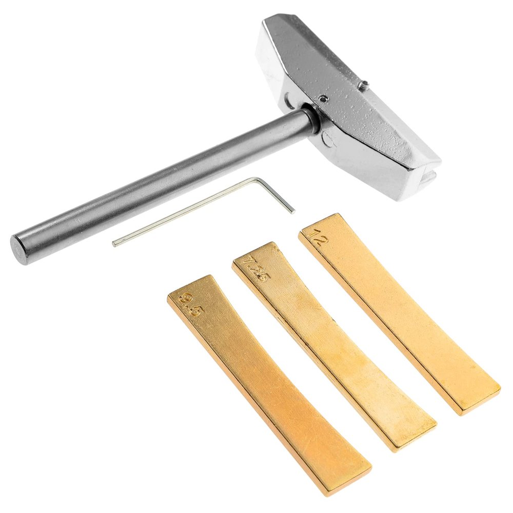 TEMKIN Guitar Capo Guitar Guitar Guitar 1 Set of Luthier Tools Set Guitar Bass Fret Press Caul Fingerboard Pressing Gauges Luthier Tools for Guitar and Bass Setup Guitar Luthier Tools Guitar Capo Guit