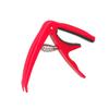 TEMKIN 3pcs for on Clamp Style Ukulele Ukulel Metal and Fast Capo Tuner Change Bass Acoustic Guitar Guitars Universal Clip Replacement Electirc Red Clip-on Picks Mandolin Banjo Accessory Guitar view 2