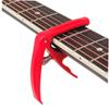 TEMKIN 3pcs for on Clamp Style Ukulele Ukulel Metal and Fast Capo Tuner Change Bass Acoustic Guitar Guitars Universal Clip Replacement Electirc Red Clip-on Picks Mandolin Banjo Accessory Guitar view 4