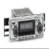 RetroRadio Compatible with 1963-69 Mercedes-Benz 230 Series with Chrome Faceplate Features Include Bluetooth, AUX, AM/FM LAB-M1-308-309-39-78PM19 view 1