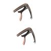 TEMKIN 2pcs Capo Portable Guitar Accessories Guitar Accesories Tone Modified Clips 6 String Guitar Capo Ukulele Capo Guitar Tone Modified Clip Guitar Capo Clamp Capo Clamp Part Guitar view 1
