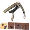 TEMKIN Capo Electric Guitar Accessories Silver Accessories Guitar Capo Electric Acoustic Guitar Capo for Acoustic Guitar Trigger Capo Guitar Tone Modified Clip Guitar Supply Portable Capo Guitar view 4