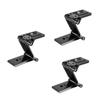 Gadpiparty 3pcs Tilt Head Quick Release Plate Tripod Head Mounting Bracket Flexible for Monopod DSLR Accessory view 1
