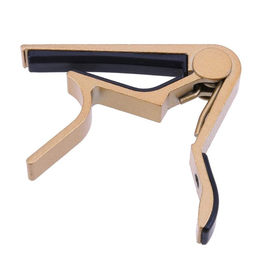 TEMKIN Electric Musical Instruments Guitar Accessories Professional Aluminum Alloy Tune Guitar Tuner Clamp Key Trigger Capo Guitar (Color : E)