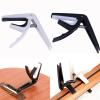 TEMKIN Guitar Clip Capo Clamp Guitars,Universal Capo Guitar Accessories Quick Change Clamp Key Metal Acoustic Classic Guitar Capo For Adjusting Guitar Parts Guitar (Color : Black) view 4