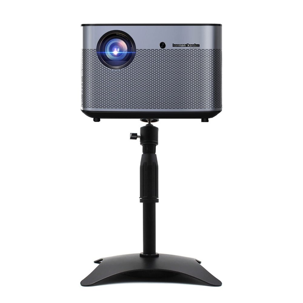 CHICKEN Projector Stand Mini Desktop Projection Rack Desktop Mounting Rack Adjustable 360 Degree Rotating Head for Camera Projector Black Projector Wall Mount