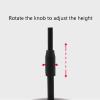 CHICKEN Projector Stand Mini Desktop Projection Rack Desktop Mounting Rack Adjustable 360 Degree Rotating Head for Camera Projector Black Projector Wall Mount view 4