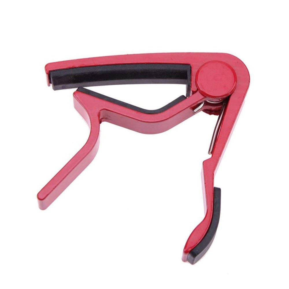 TEMKIN Electric Musical Instruments Guitar Accessories Professional Aluminum Alloy Tune Guitar Tuner Clamp Key Trigger Capo Guitar (Color : D)