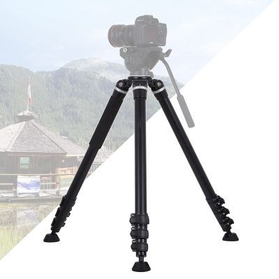 Camera Tripod, 4-Section Folding Legs Metal Tripod for DSLR/SLR Camera, Adjustable Height 38-70 Inchs