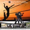 Camera Tripod, 4-Section Folding Legs Metal Tripod for DSLR/SLR Camera, Adjustable Height 38-70 Inchs view 2