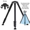 Camera Tripod, 4-Section Folding Legs Metal Tripod for DSLR/SLR Camera, Adjustable Height 38-70 Inchs view 3
