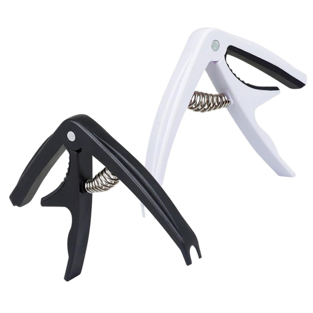 TEMKIN 2pcs Ukulele Guitar Capo Accessories Classical Guitar Electronic Kit Electronic Accessories Capo for Acoustic Guitar Acoustic Guitar Capo Guitar Accessory Electric Guitar Set Abs Guitar