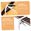 TEMKIN 2pcs Ukulele Guitar Capo Accessories Classical Guitar Electronic Kit Electronic Accessories Capo for Acoustic Guitar Acoustic Guitar Capo Guitar Accessory Electric Guitar Set Abs Guitar view 4