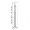 CHICKEN Projector Stand Projector Stand Aluminum Long Thick Tube Bracket Retractable Wall-mounted Vertical Hanging Silver Small Projector Bracket for Home Studio Projector Wall Mount view 2