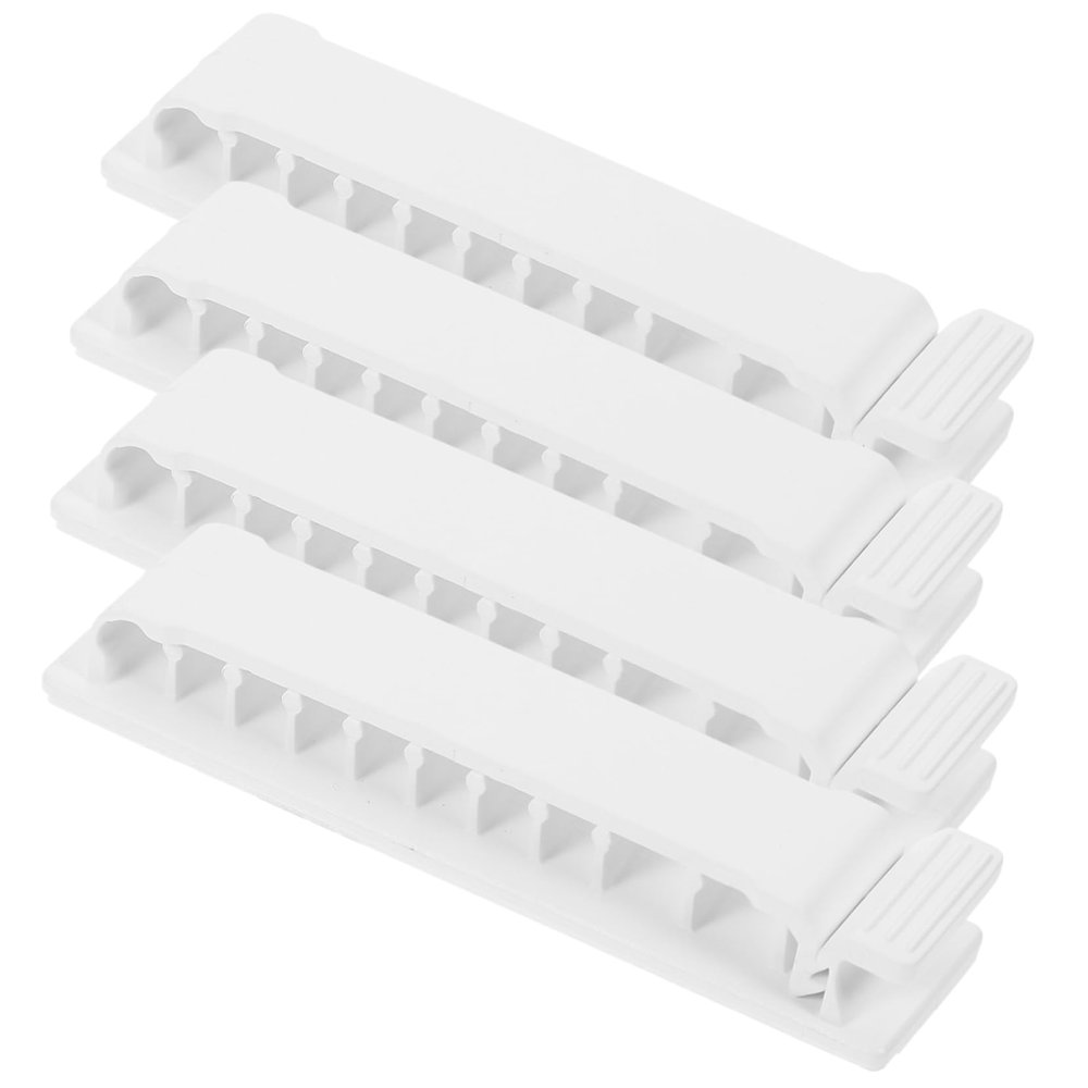 Gadpiparty 8pcs Cable Management Clips under Desk Cord Keeper Adhesive Cable Holder Wire Clip