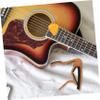 TEMKIN Guitar Capo Ukelele Pick Ukelele Tuner Metal Guitar Electric Guitar Capo Guitar Finger Picks Guitar Tuner Accessories Aluminum Alloy Folk Capo Guitar Picks Reusable Guitar Capo Guitar view 2
