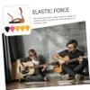 TEMKIN Guitar Capo Ukelele Pick Ukelele Tuner Metal Guitar Electric Guitar Capo Guitar Finger Picks Guitar Tuner Accessories Aluminum Alloy Folk Capo Guitar Picks Reusable Guitar Capo Guitar view 4