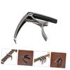 TEMKIN 3pcs Capo Tuner Guitar Decked Accessories Guitar Capos Capo Clamp Part Clip on Guitar Capo Acoustic Guitar Capo Guitar Supply Metal Guitar Capo Ukelele Capo Tuning Silver Ukulele Guitar view 3