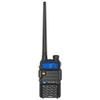 RUYAGE UV-5R Walkie Talkie Dual Band 5W Rechargeable NOAA Two Way Radio Emergency Weather Receiver with K-Headphones (Black, 1) view 1