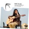 TEMKIN 1pc Guitar Capo Metal Guitar Classical Guitar Electric Guitar Accessories Banjo Capo Clamp Ukulele Mandolin Capo Classical Guitar Capo Guitar Tuner Acoustic Electric Guitar Capo Guitar view 2
