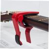 TEMKIN 5pcs Guitar Capo Ukulele Bass Ukulele Classical Guitar Classic Guitar Tuner Guitar Electric Guitar Capo Clip on Guitar Tuner Clip on Tuner Change Tune Clamp Aluminum Alloy Guitar Guitar view 2