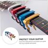 TEMKIN 5pcs Guitar Capo Ukulele Bass Ukulele Classical Guitar Classic Guitar Tuner Guitar Electric Guitar Capo Clip on Guitar Tuner Clip on Tuner Change Tune Clamp Aluminum Alloy Guitar Guitar view 3