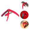 TEMKIN 5pcs Clip-on Bass Style - Ukulele on Capo Universal Ukulel Metal Clip Accessory Electric Red Change Electirc Acoustic Tuner and Clamp Banjo Guitars Classical Picks Guitar Mandolin Guitar view 2