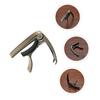 TEMKIN 2pcs Capo Portable Guitar Capo for Electric Guitar Silver Accessories Guitar Accessories Clip on Guitar Capo 6 String Guitar Capo Useful Capo Tone Modified Clamp Guitar Supply Bass Guitar view 2