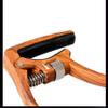 TEMKIN Electric Acoustic Guitar Capo Metal Capotrase Also for Bass Ukulele Color Silver, Wood Grain Guitar (Color : D) view 4