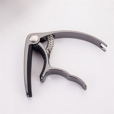 TEMKIN Guitar Clip Capo Clamp Guitars,1 Pcs Metal Capo Quick Change Accessories Adjusting for Acoustic Electric Guitar Capo Guitar (Color : Black)